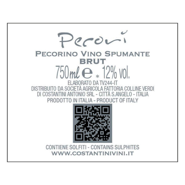 Spumante Pecorino BRUT – Pecorì - immagine 2