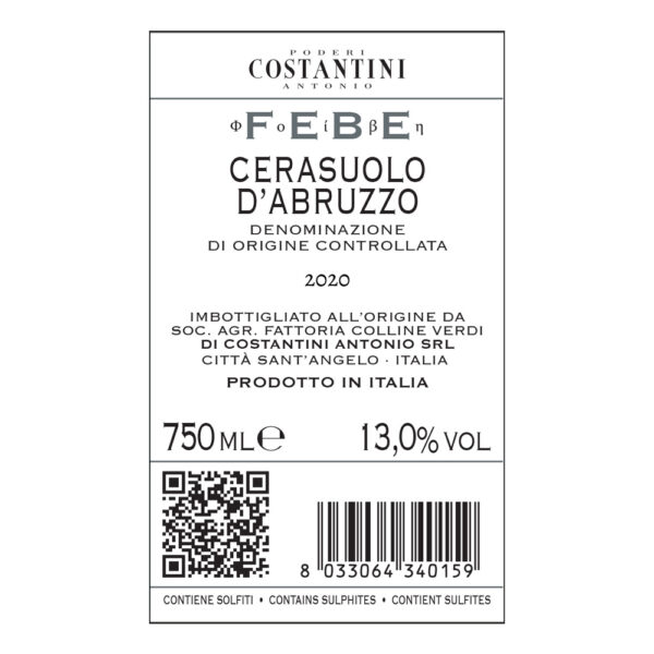 Cerasuolo d'Abruzzo Doc 2023 - Linea Febe - immagine 2