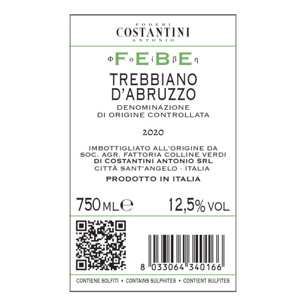 Trebbiano d'Abruzzo Doc 2023 - Linea Febe - immagine 2