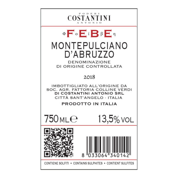 Montepulciano d'Abruzzo Doc 2021 - Linea Febe - immagine 2